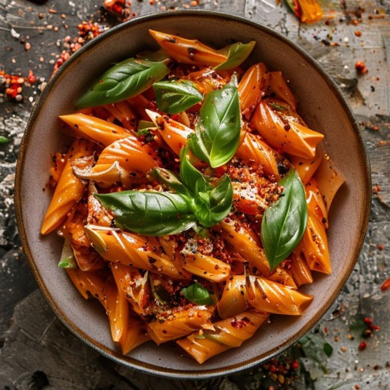 Acılı Domates Soslu Penne