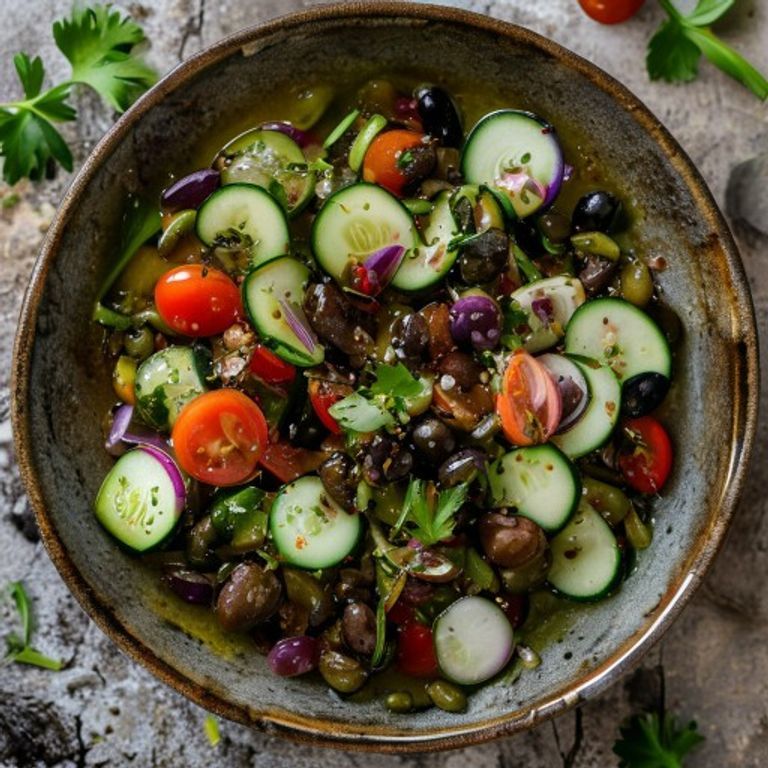 Akdeniz Yeşil Mercimek Salatası