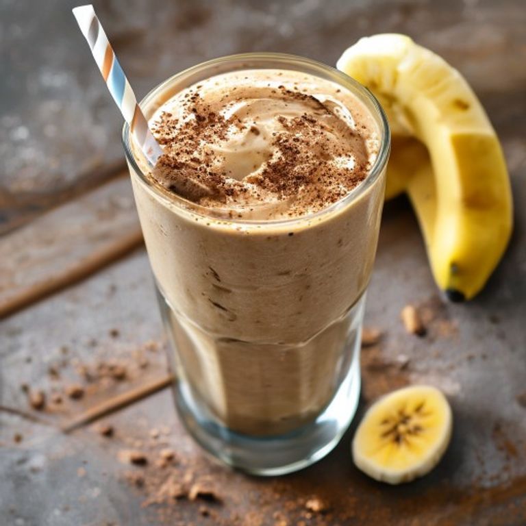 Fıstık Ezmeli Muzlu Protein Smoothie