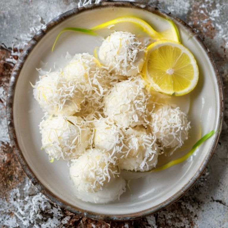 Hindistan Cevizli Limonlu Enerji Topları