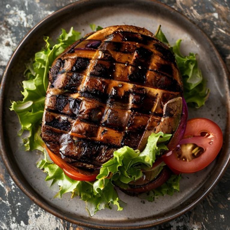 Izgara Portobello Mantar Burger