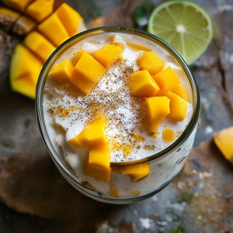Mango Hindistan Cevizli Chia Pudingi