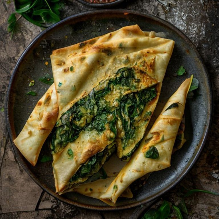 Vegan Ispanaklı Gözleme