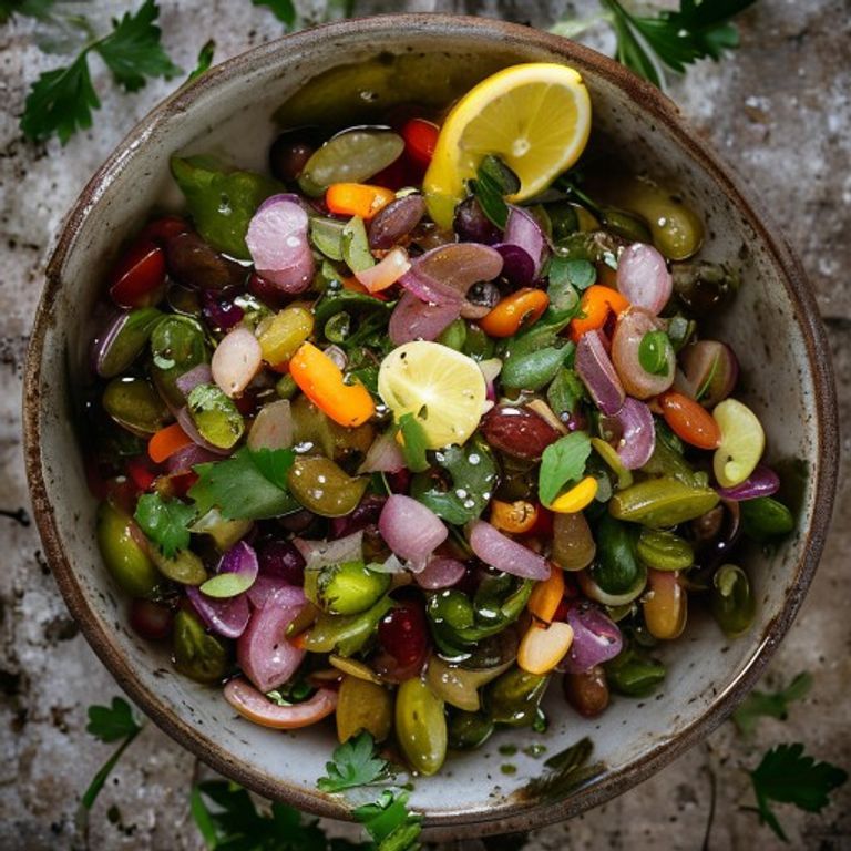 Zeytinyağlı Barbunya Salatası