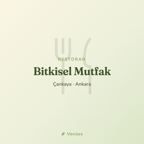 Bitkisel Mutfak