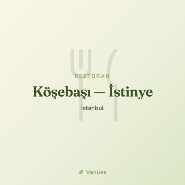 Köşebaşı — İstinye 3