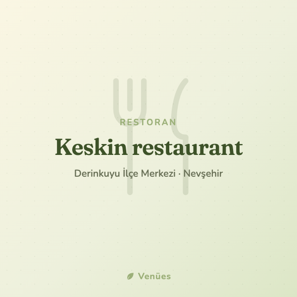 Keskin restaurant 2