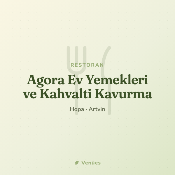 Agora Ev Yemekleri ve Kahvalti Kavurma 2