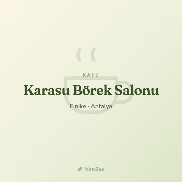 Karasu Börek Salonu 3