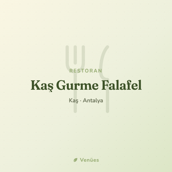 Kaş Gurme Falafel 3